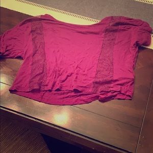 Express purple top